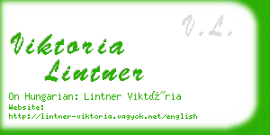 viktoria lintner business card